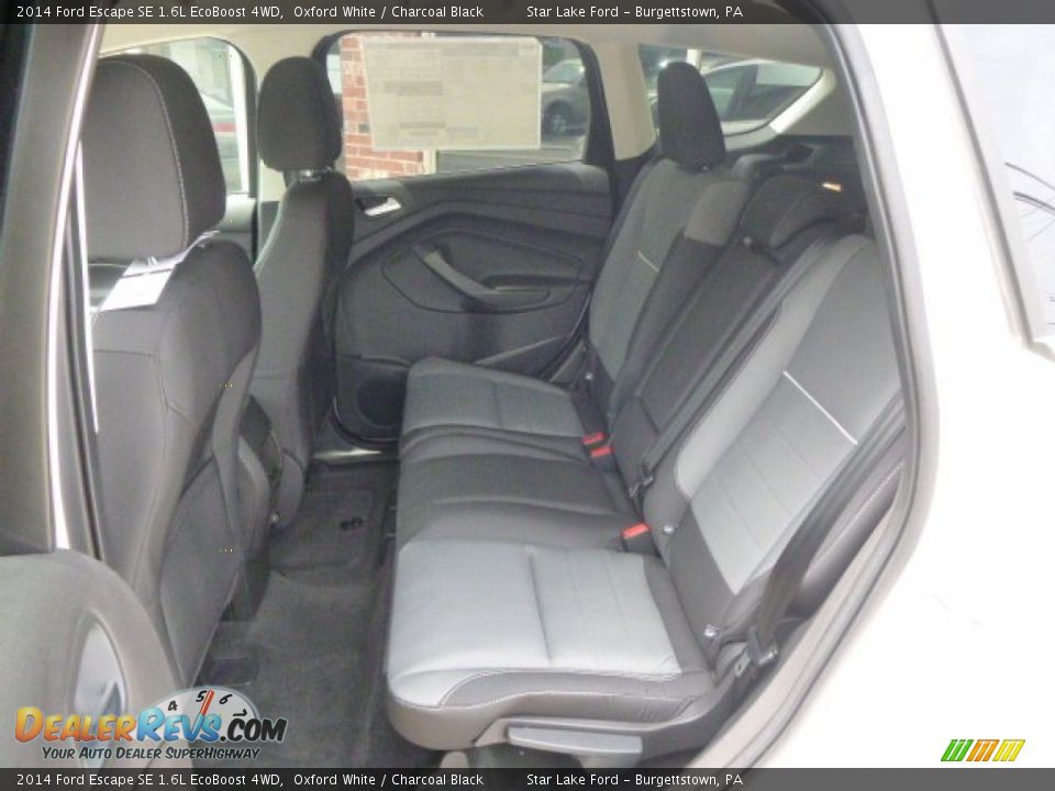2014 Ford Escape SE 1.6L EcoBoost 4WD Oxford White / Charcoal Black Photo #12