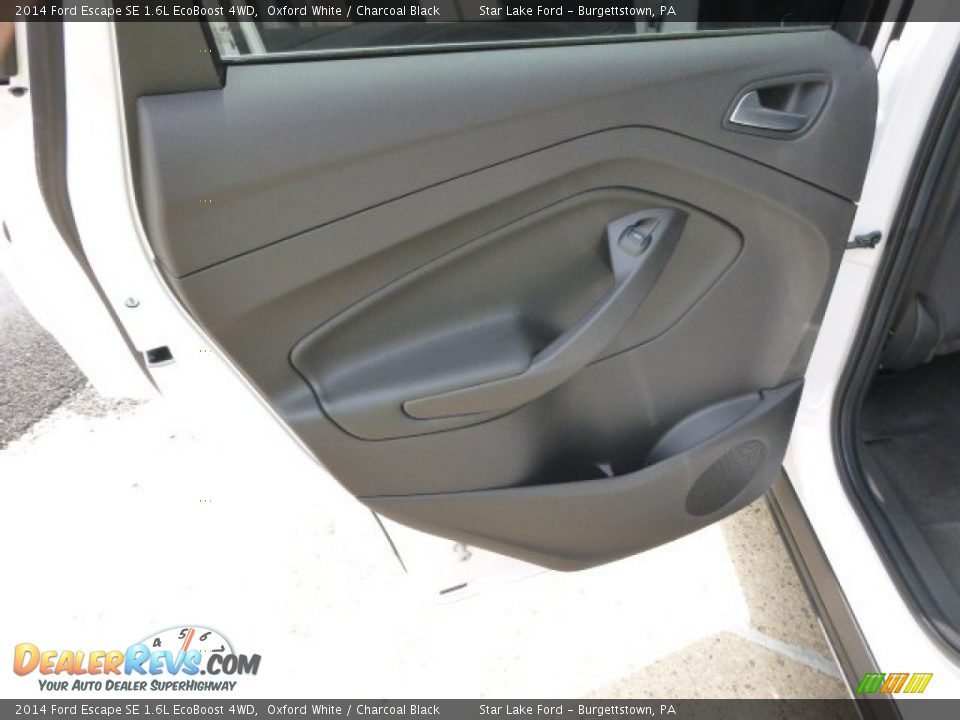 2014 Ford Escape SE 1.6L EcoBoost 4WD Oxford White / Charcoal Black Photo #13