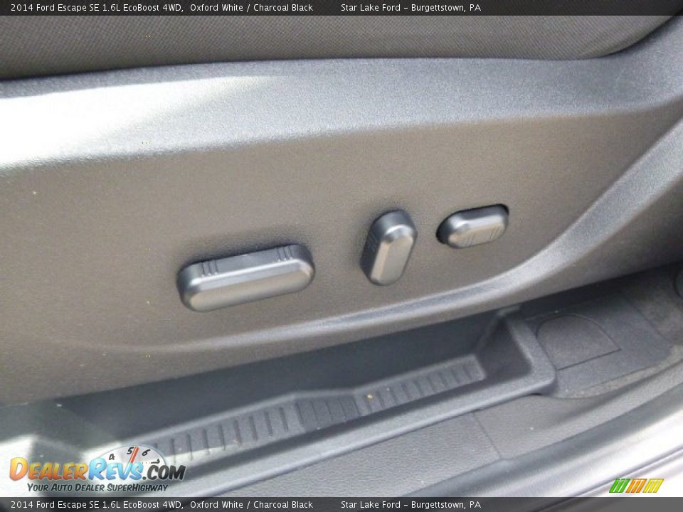 2014 Ford Escape SE 1.6L EcoBoost 4WD Oxford White / Charcoal Black Photo #15