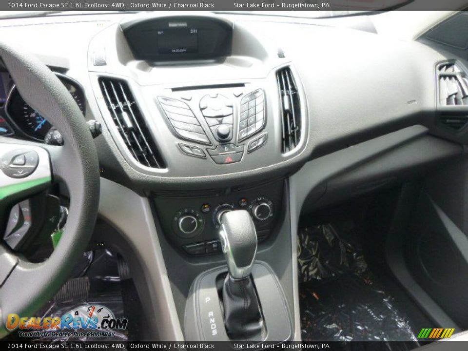 2014 Ford Escape SE 1.6L EcoBoost 4WD Oxford White / Charcoal Black Photo #16