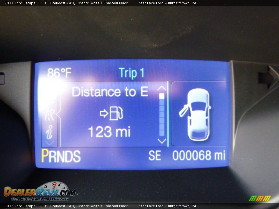2014 Ford Escape SE 1.6L EcoBoost 4WD Oxford White / Charcoal Black Photo #19
