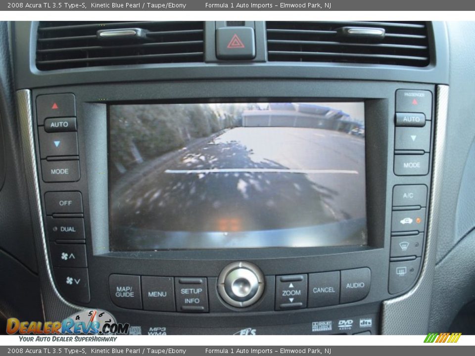 2008 Acura TL 3.5 Type-S Kinetic Blue Pearl / Taupe/Ebony Photo #16