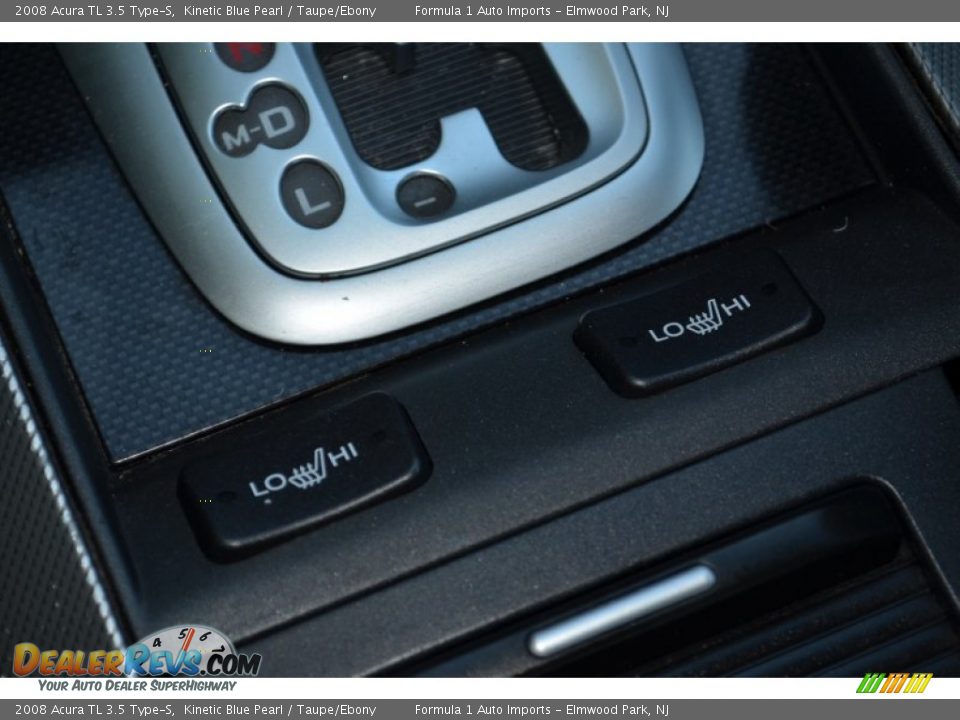2008 Acura TL 3.5 Type-S Kinetic Blue Pearl / Taupe/Ebony Photo #18