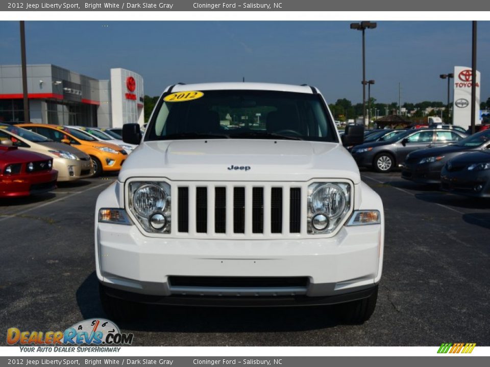 2012 Jeep Liberty Sport Bright White / Dark Slate Gray Photo #7