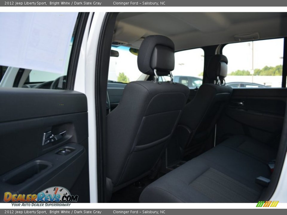 2012 Jeep Liberty Sport Bright White / Dark Slate Gray Photo #11