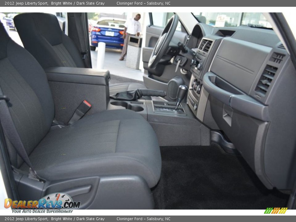 2012 Jeep Liberty Sport Bright White / Dark Slate Gray Photo #15
