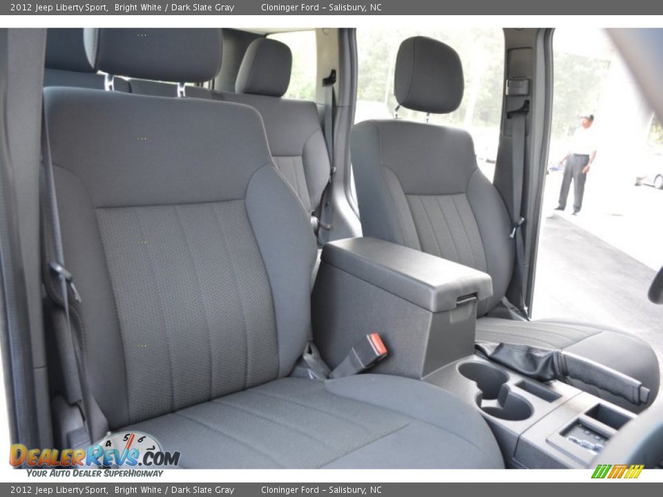 2012 Jeep Liberty Sport Bright White / Dark Slate Gray Photo #16