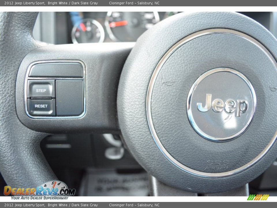 2012 Jeep Liberty Sport Bright White / Dark Slate Gray Photo #21