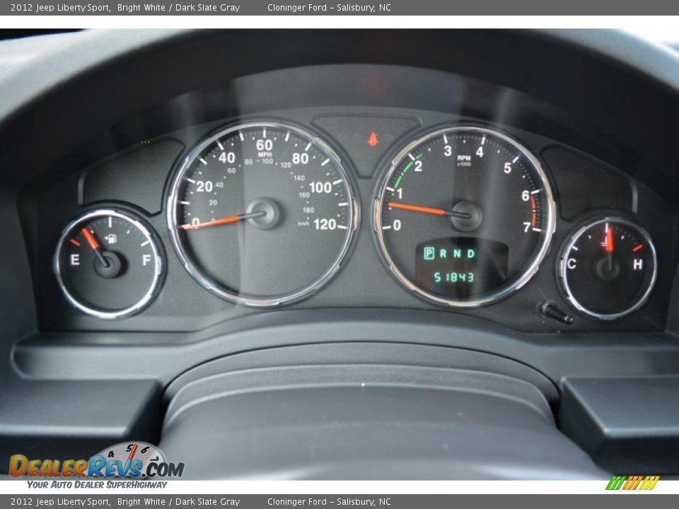 2012 Jeep Liberty Sport Bright White / Dark Slate Gray Photo #23