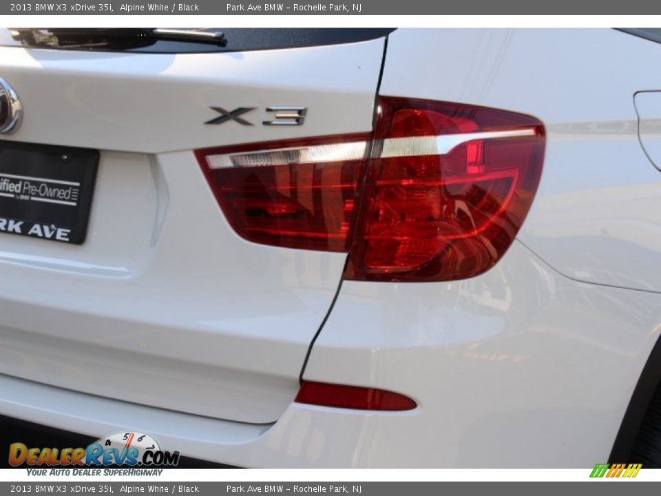 2013 BMW X3 xDrive 35i Alpine White / Black Photo #22