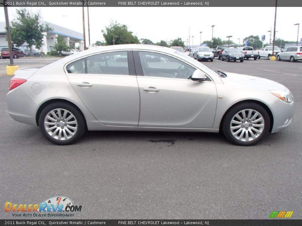 2011 Buick Regal CXL Quicksilver Metallic / Cashmere Photo #4