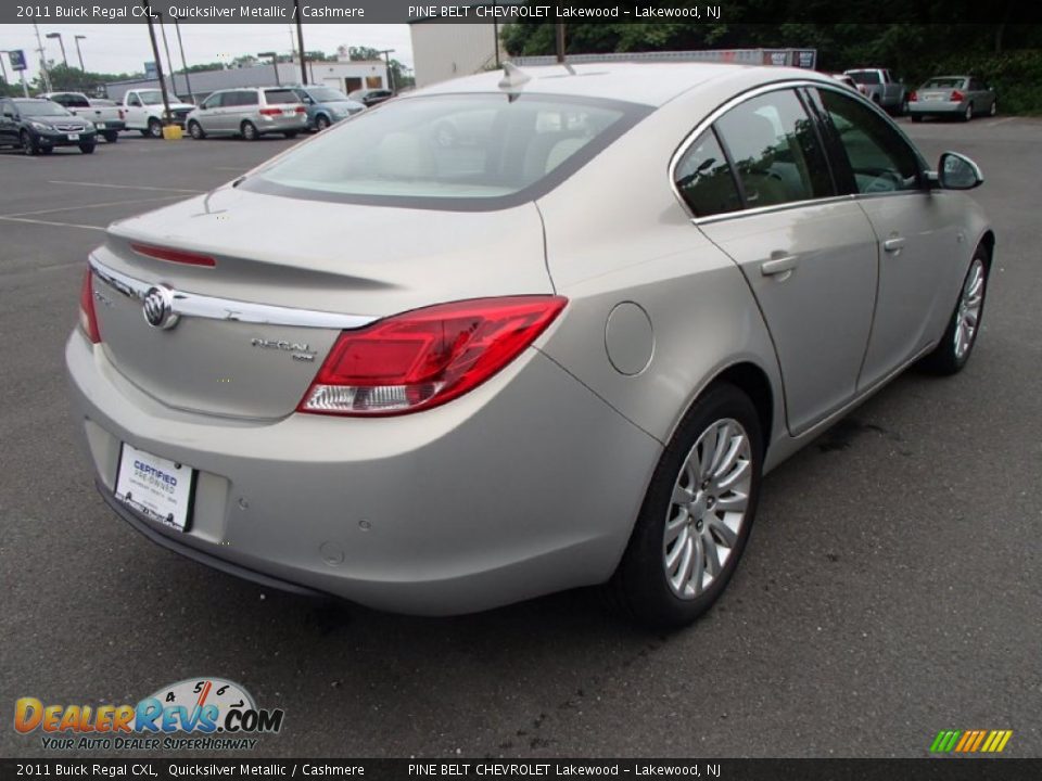 2011 Buick Regal CXL Quicksilver Metallic / Cashmere Photo #5