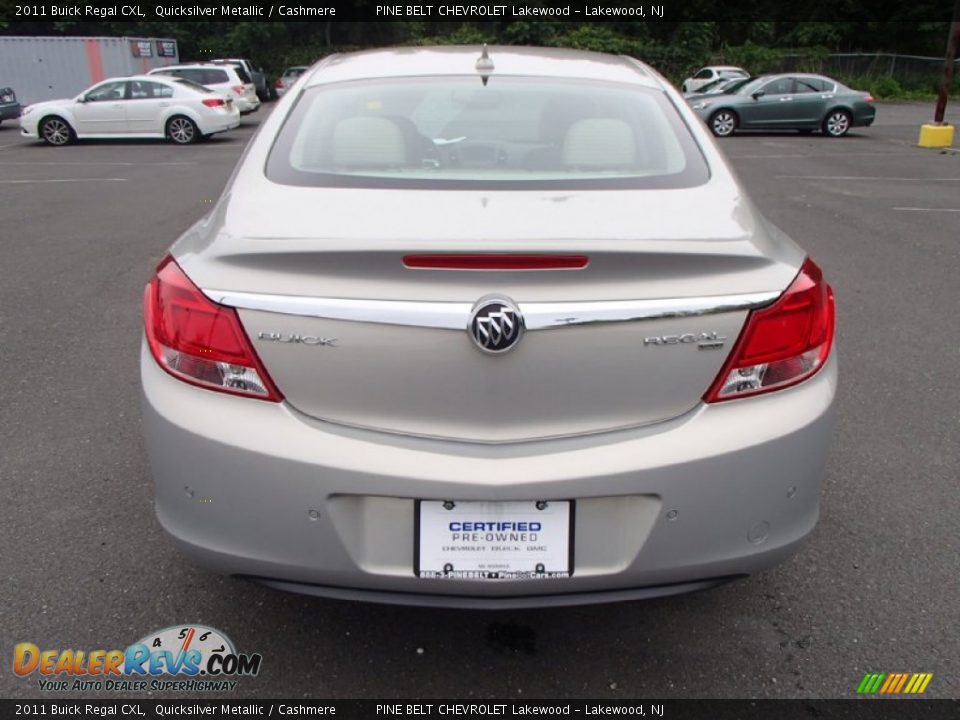 2011 Buick Regal CXL Quicksilver Metallic / Cashmere Photo #6