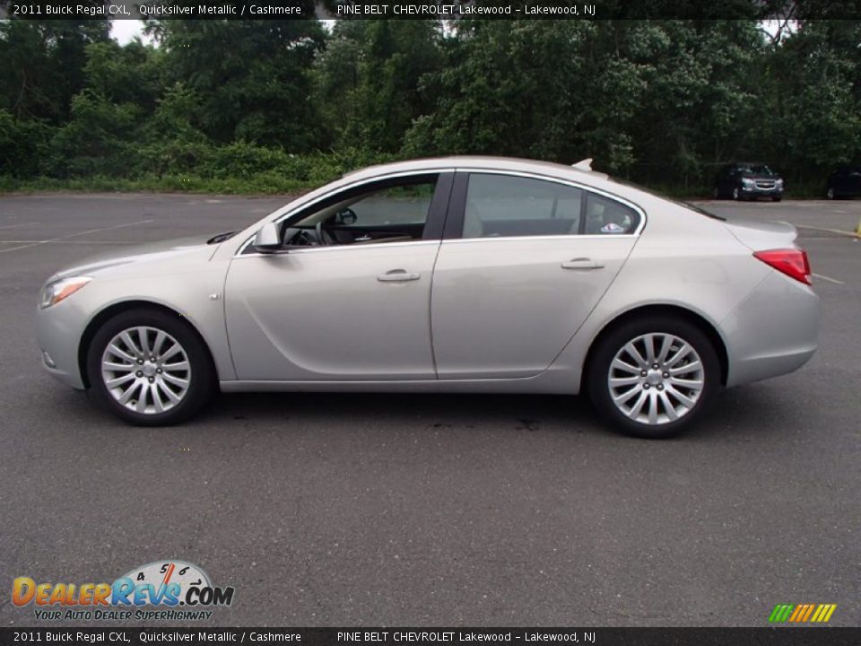 2011 Buick Regal CXL Quicksilver Metallic / Cashmere Photo #8