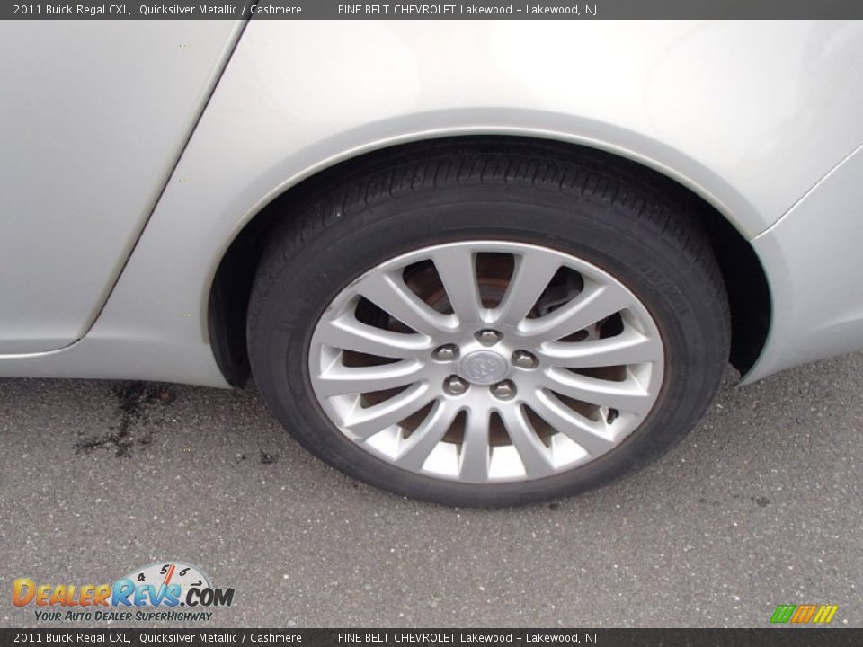 2011 Buick Regal CXL Quicksilver Metallic / Cashmere Photo #9