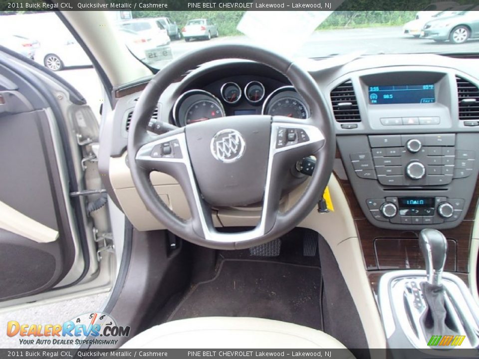 2011 Buick Regal CXL Quicksilver Metallic / Cashmere Photo #16