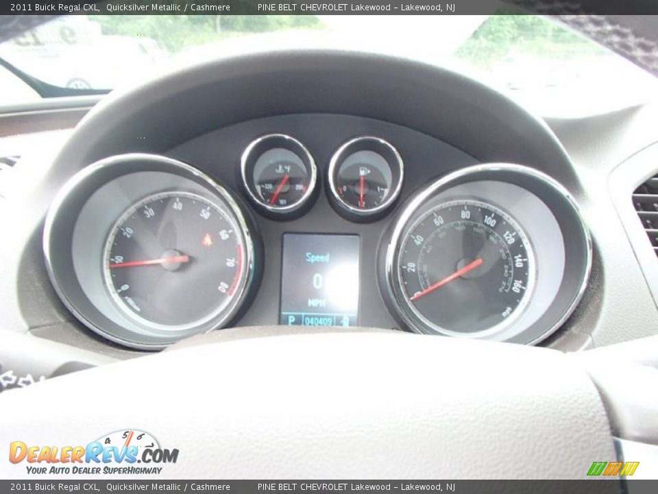 2011 Buick Regal CXL Quicksilver Metallic / Cashmere Photo #17