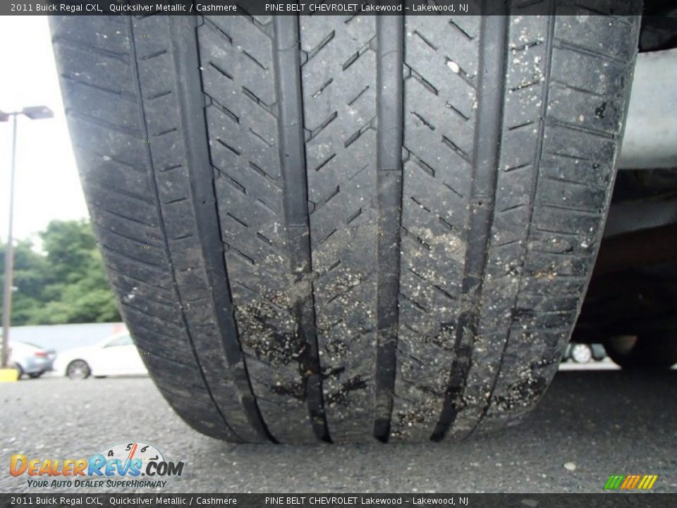 2011 Buick Regal CXL Quicksilver Metallic / Cashmere Photo #24