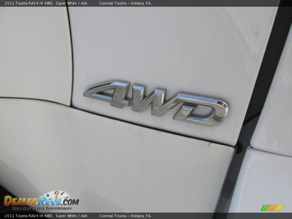 2011 Toyota RAV4 I4 4WD Super White / Ash Photo #7