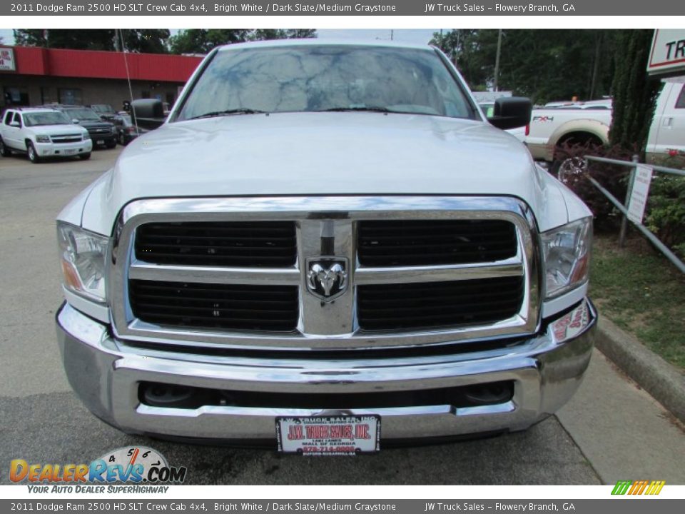 2011 Dodge Ram 2500 HD SLT Crew Cab 4x4 Bright White / Dark Slate/Medium Graystone Photo #6