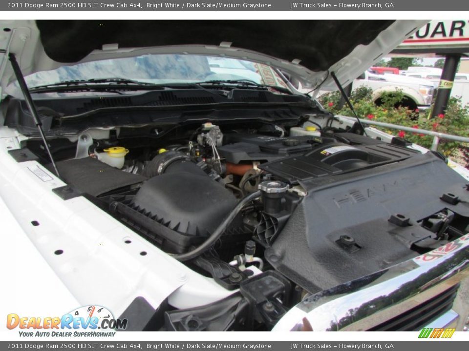 2011 Dodge Ram 2500 HD SLT Crew Cab 4x4 Bright White / Dark Slate/Medium Graystone Photo #8