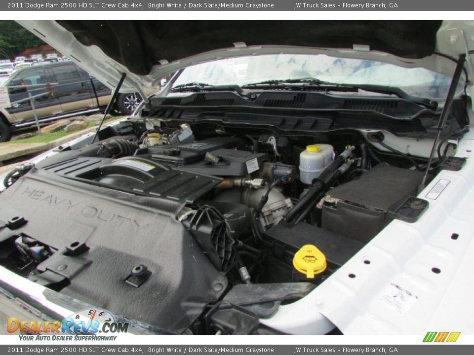 2011 Dodge Ram 2500 HD SLT Crew Cab 4x4 Bright White / Dark Slate/Medium Graystone Photo #9