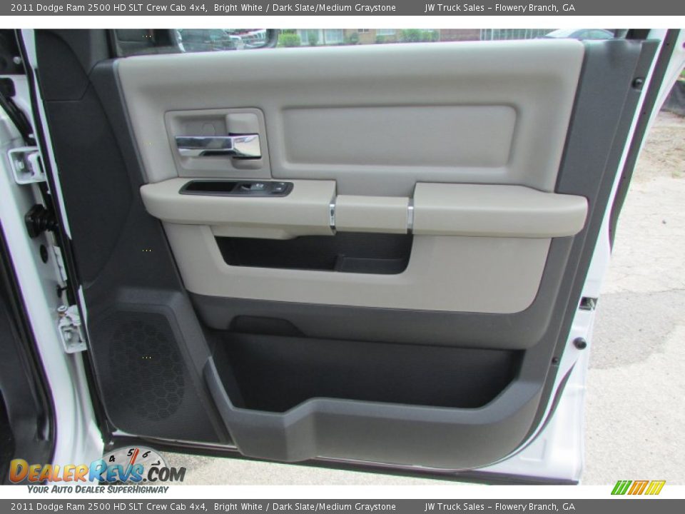 2011 Dodge Ram 2500 HD SLT Crew Cab 4x4 Bright White / Dark Slate/Medium Graystone Photo #11