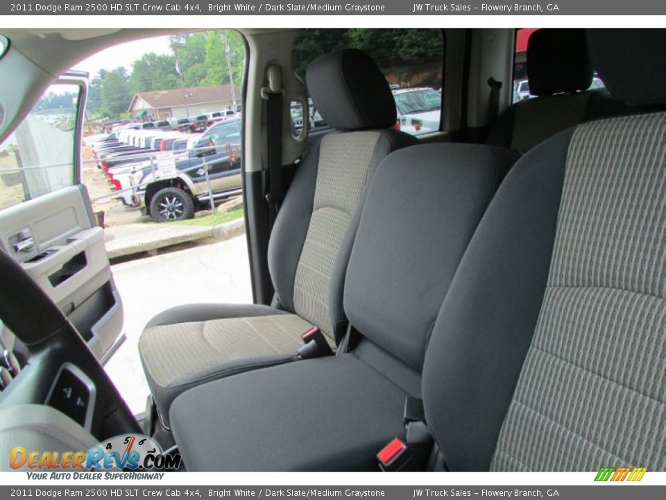 2011 Dodge Ram 2500 HD SLT Crew Cab 4x4 Bright White / Dark Slate/Medium Graystone Photo #14
