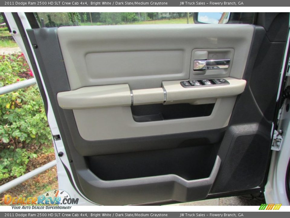 2011 Dodge Ram 2500 HD SLT Crew Cab 4x4 Bright White / Dark Slate/Medium Graystone Photo #33