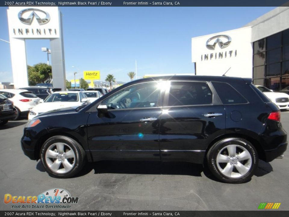 2007 Acura RDX Technology Nighthawk Black Pearl / Ebony Photo #2