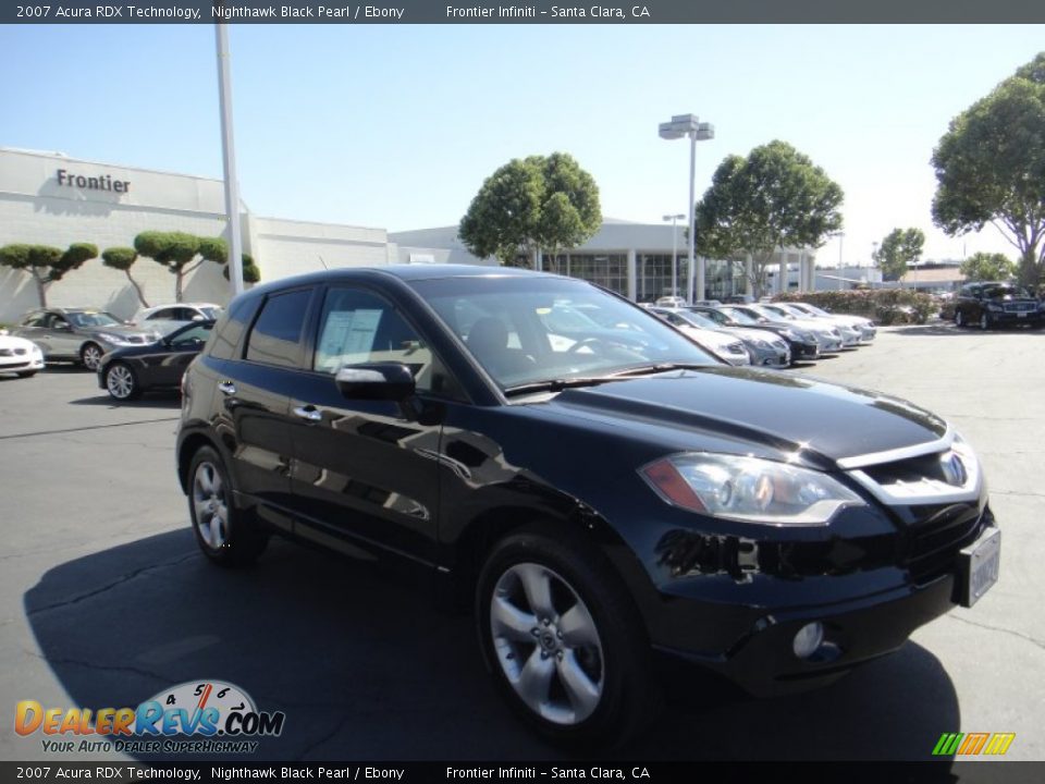 2007 Acura RDX Technology Nighthawk Black Pearl / Ebony Photo #4