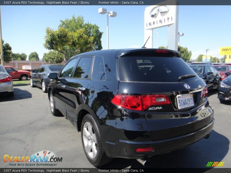 2007 Acura RDX Technology Nighthawk Black Pearl / Ebony Photo #7