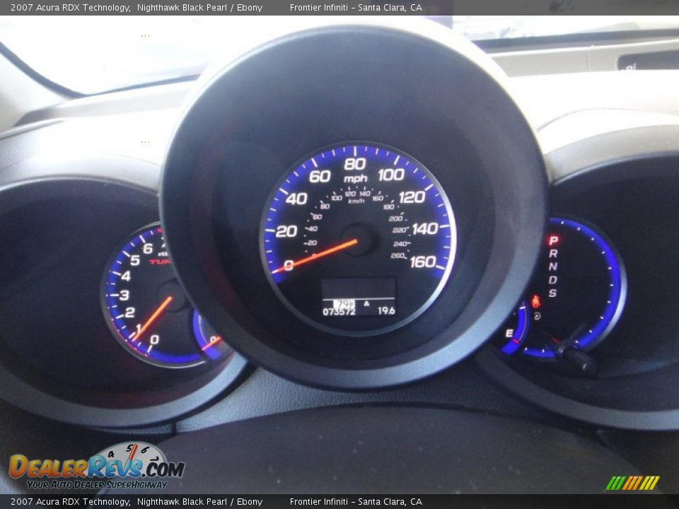 2007 Acura RDX Technology Nighthawk Black Pearl / Ebony Photo #8