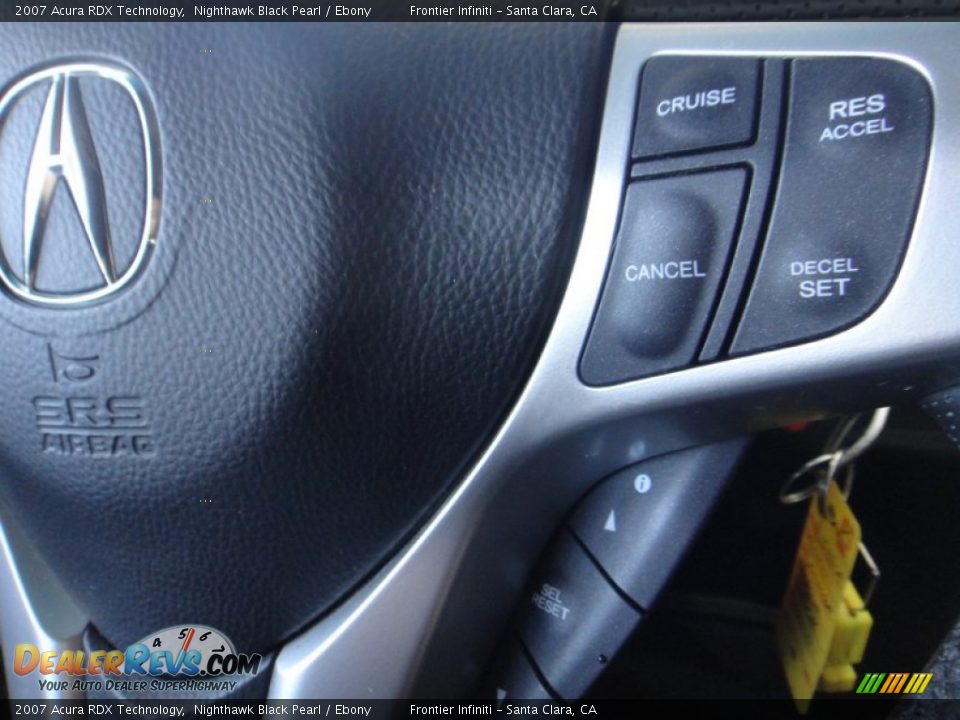 2007 Acura RDX Technology Nighthawk Black Pearl / Ebony Photo #13