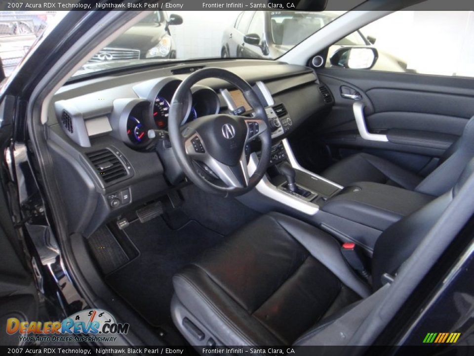 2007 Acura RDX Technology Nighthawk Black Pearl / Ebony Photo #15