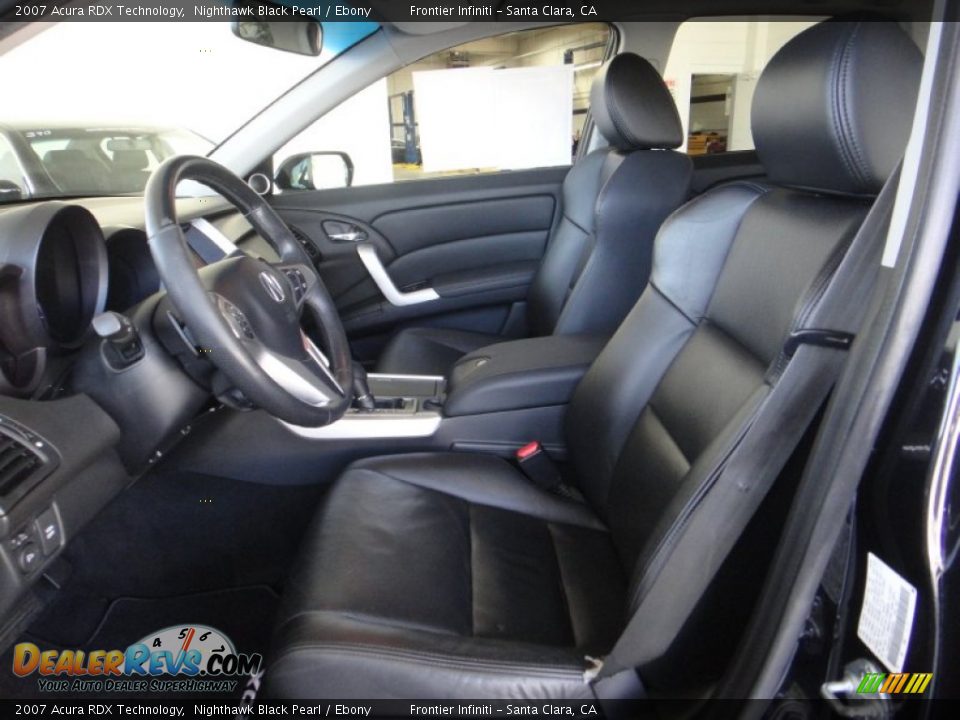 2007 Acura RDX Technology Nighthawk Black Pearl / Ebony Photo #16