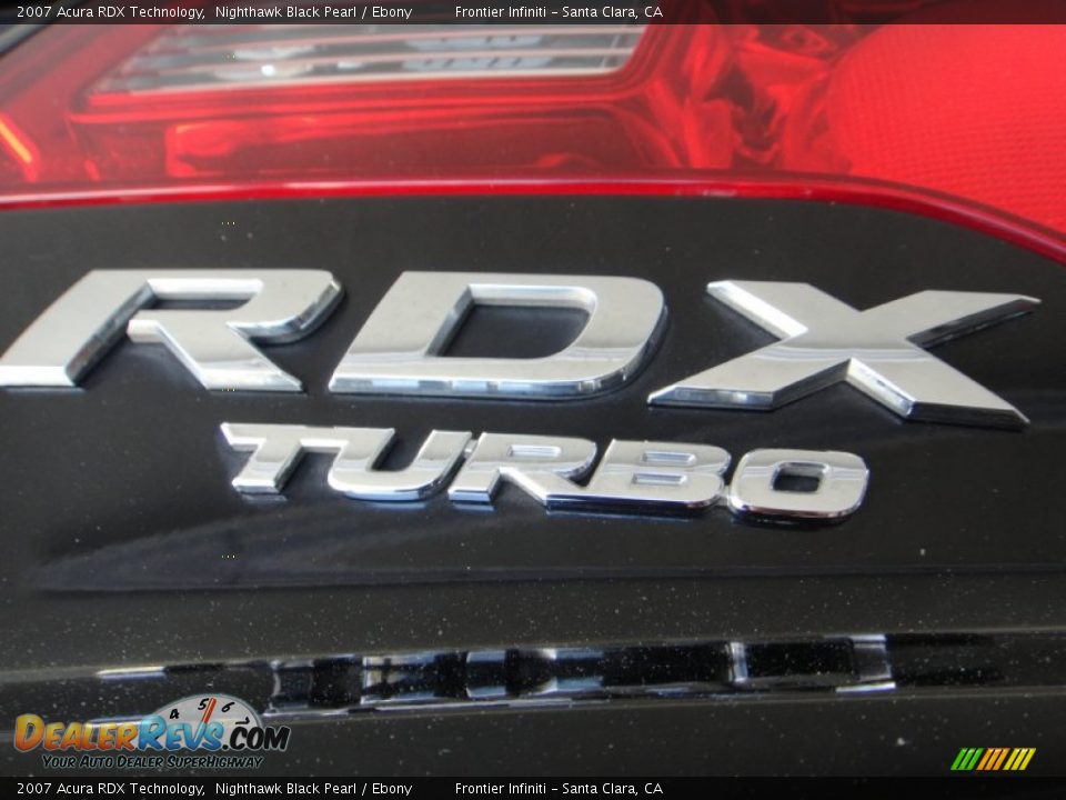 2007 Acura RDX Technology Nighthawk Black Pearl / Ebony Photo #21