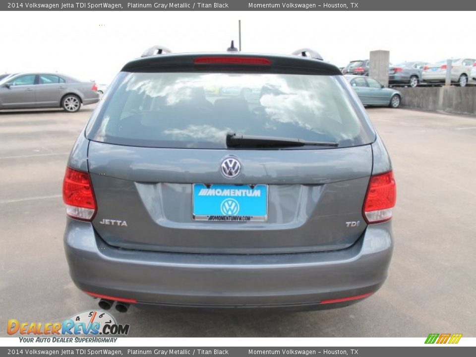 2014 Volkswagen Jetta TDI SportWagen Platinum Gray Metallic / Titan Black Photo #5