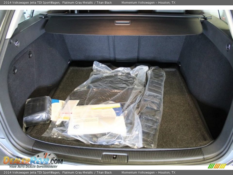 2014 Volkswagen Jetta TDI SportWagen Platinum Gray Metallic / Titan Black Photo #8