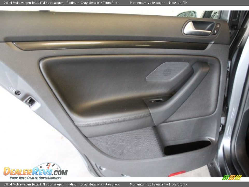 2014 Volkswagen Jetta TDI SportWagen Platinum Gray Metallic / Titan Black Photo #11
