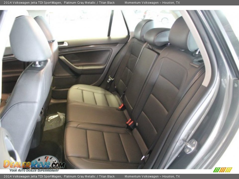 2014 Volkswagen Jetta TDI SportWagen Platinum Gray Metallic / Titan Black Photo #12