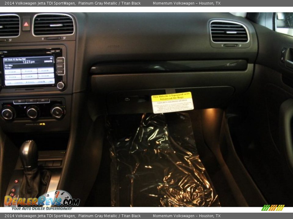2014 Volkswagen Jetta TDI SportWagen Platinum Gray Metallic / Titan Black Photo #14
