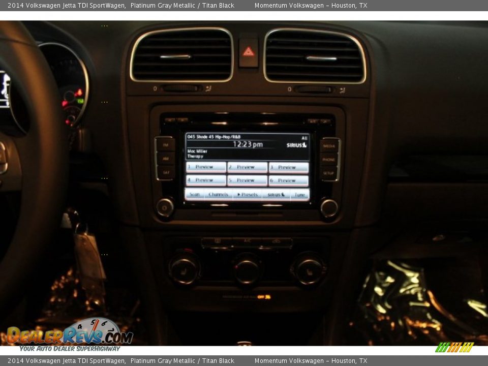 2014 Volkswagen Jetta TDI SportWagen Platinum Gray Metallic / Titan Black Photo #17