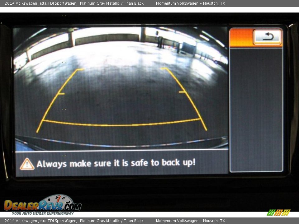 2014 Volkswagen Jetta TDI SportWagen Platinum Gray Metallic / Titan Black Photo #19