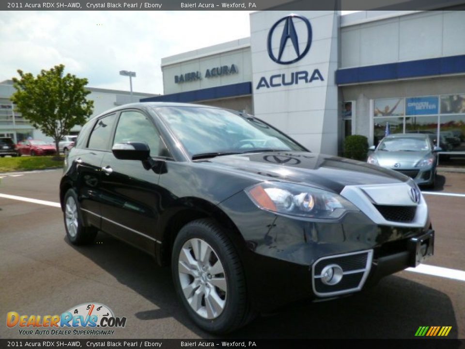 2011 Acura RDX SH-AWD Crystal Black Pearl / Ebony Photo #1