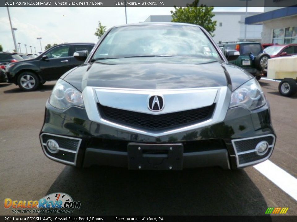 2011 Acura RDX SH-AWD Crystal Black Pearl / Ebony Photo #2
