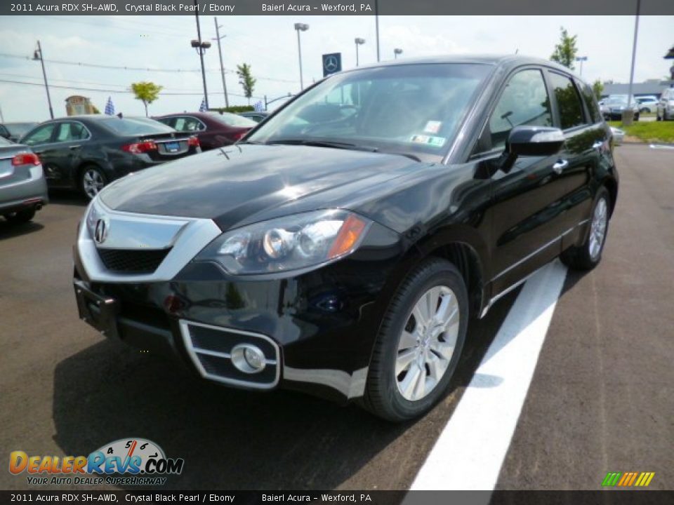 2011 Acura RDX SH-AWD Crystal Black Pearl / Ebony Photo #3