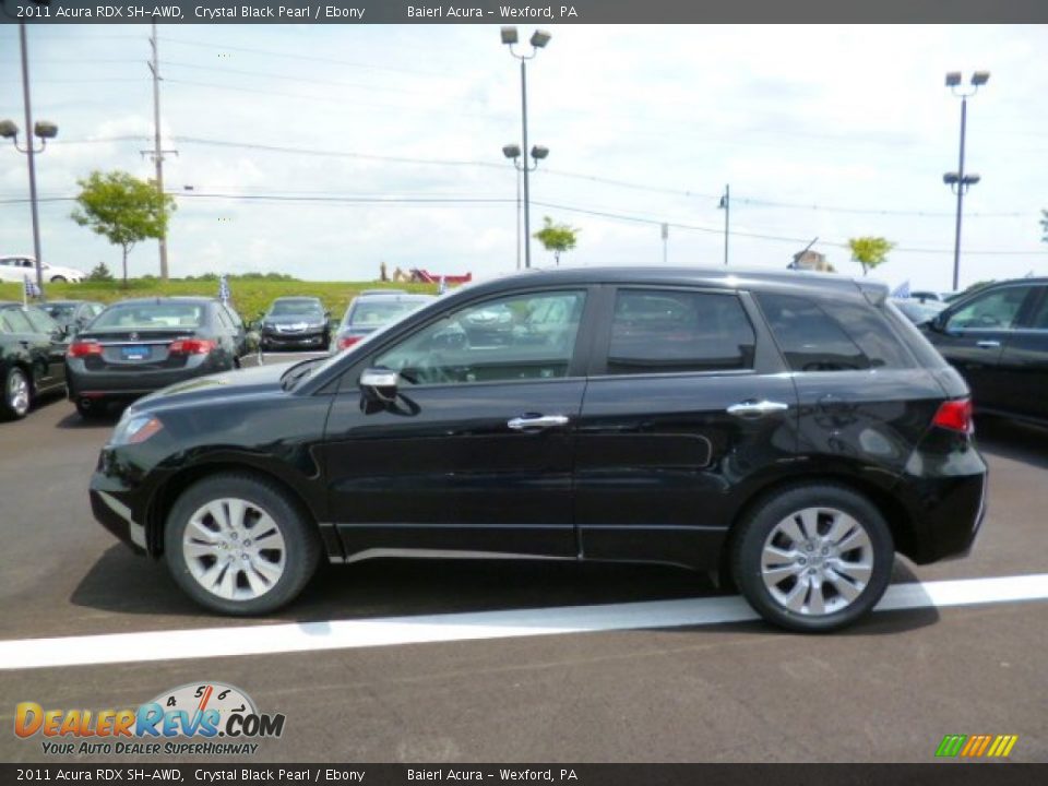 2011 Acura RDX SH-AWD Crystal Black Pearl / Ebony Photo #4