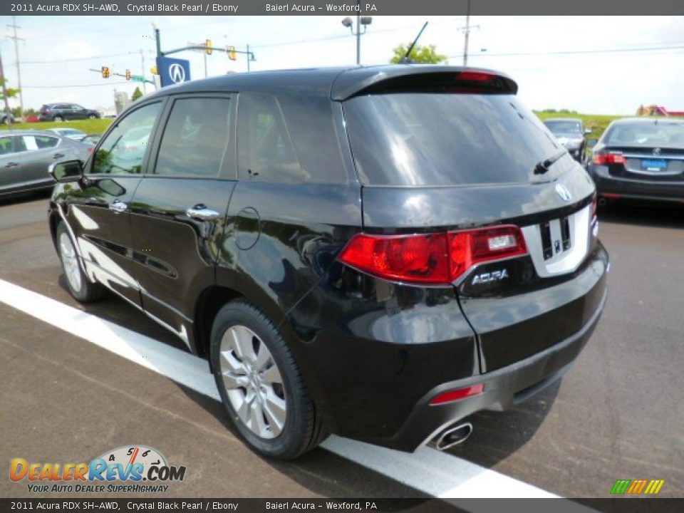 2011 Acura RDX SH-AWD Crystal Black Pearl / Ebony Photo #5