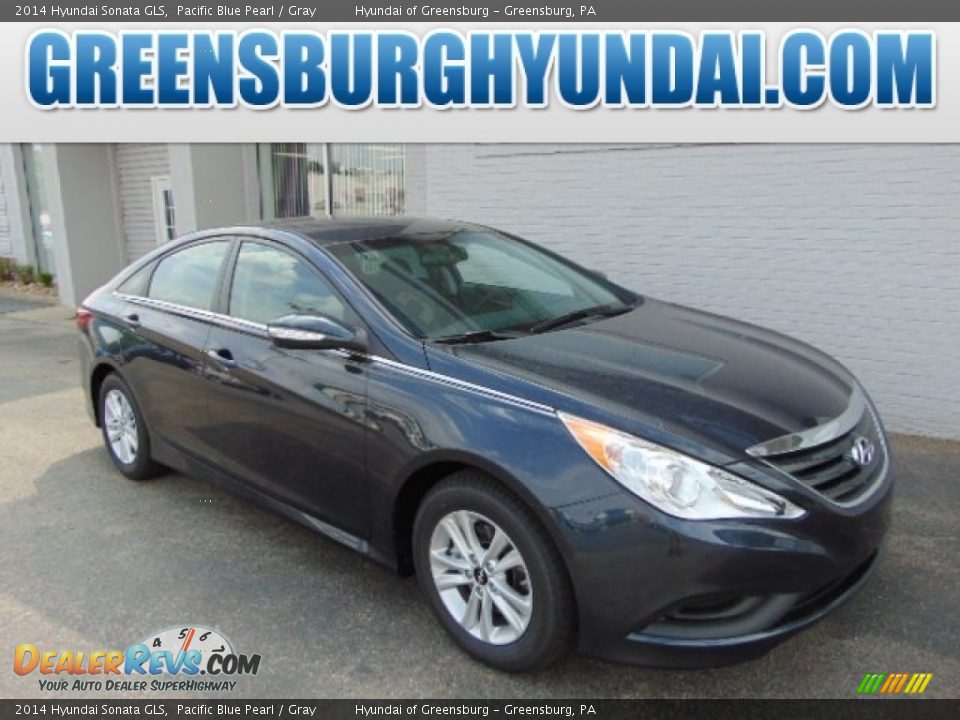 2014 Hyundai Sonata GLS Pacific Blue Pearl / Gray Photo #1